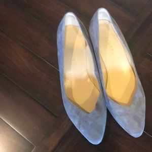 Talbots Grey Suede Wedge -Size 8